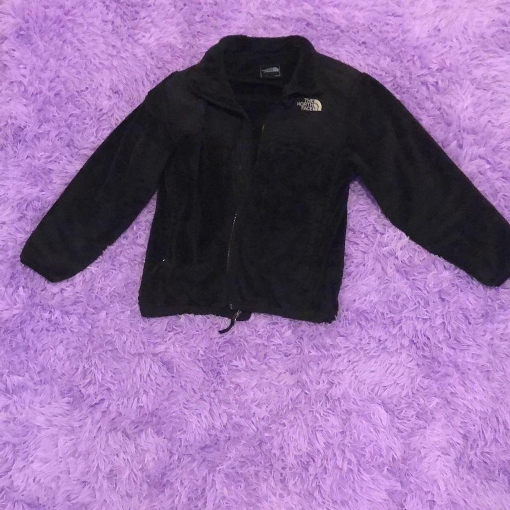 Girls Youth fluffy The North Face jacket